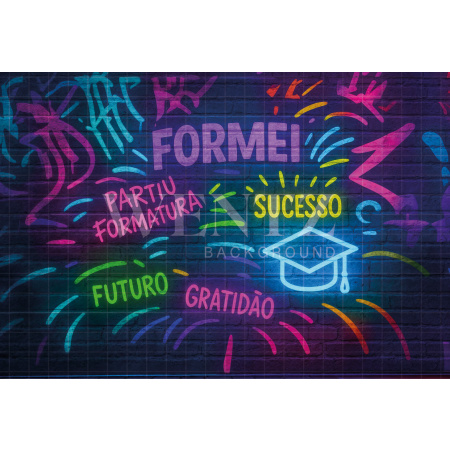 Fundo Fotográfico em Tecido Formatura / Backdrop 7925