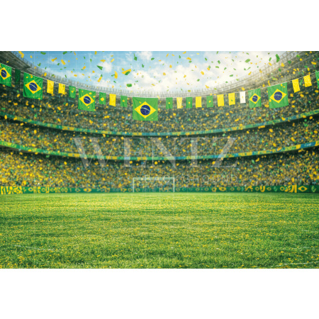 Fundo Fotográfico em Tecido Copa do Mundo de Futebol / Backdrop 8199