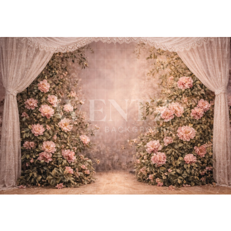 Fundo Fotografico em Tecido Dia das Mães Floral / Backdrop 8157