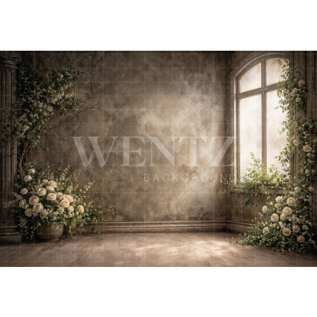 Fundo Fotografico em Tecido Dia das Mães Floral / Backdrop 8129