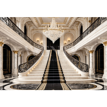 Fundo Fotográfico em Tecido Escadaria Dia das Mães / Backdrop 8249