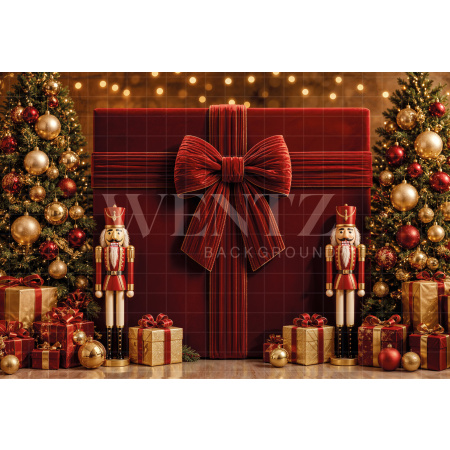 Fundo Fotográfico em Tecido Natal / Backdrop 8456
