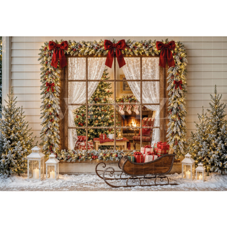 Fundo Fotográfico em Tecido Natal / Backdrop 8507
