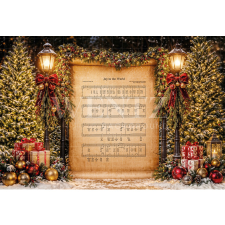 Fundo Fotográfico em Tecido Natal / Backdrop 8519