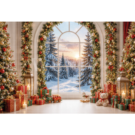 Fundo Fotográfico em Tecido Natal / Backdrop 8560