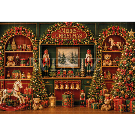 Fundo Fotográfico em Tecido Natal / Backdrop 8888