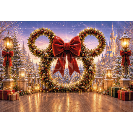 Fundo Fotográfico em Tecido Natal Mágico / Backdrop 8498