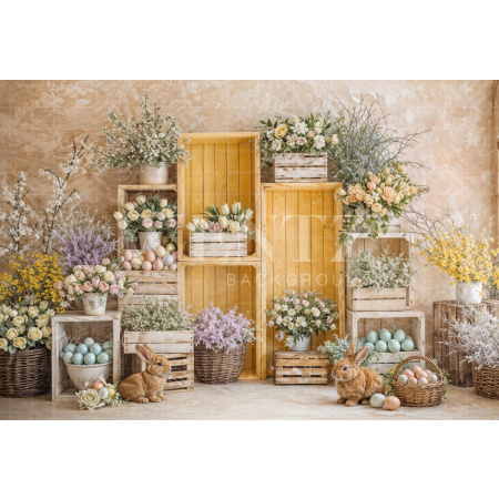 Fundo Fotográfico em Tecido Páscoa / Backdrop 8055