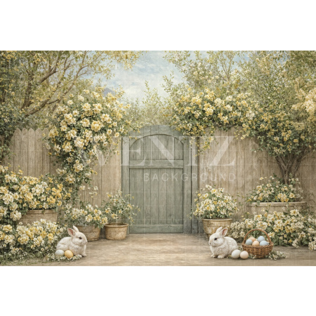 Fundo Fotográfico em Tecido Páscoa / Backdrop 8068