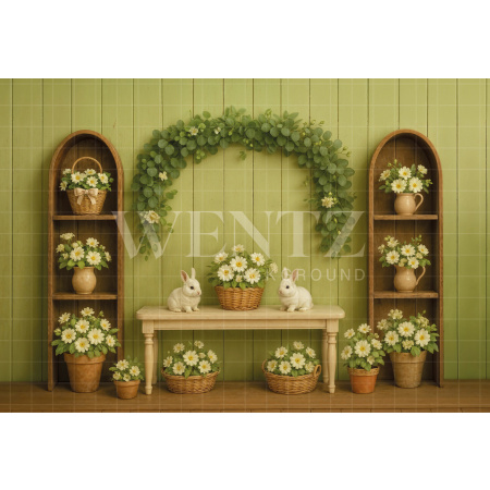 Fundo Fotográfico em Tecido Páscoa / Backdrop 8007