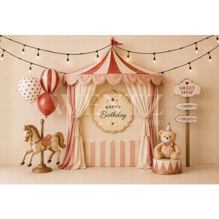 Fundo Fotográfico em Tecido Smash The Cake / Backdrop 8671