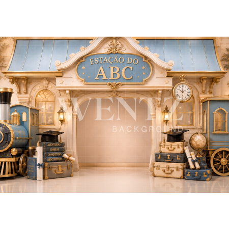 Fundo Fotográfico em Tecido ABC / Backdrop 8917