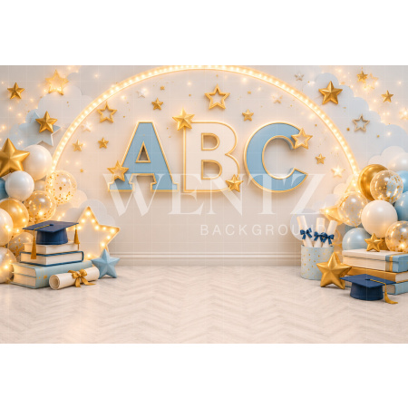 Fundo Fotográfico em Tecido ABC / Backdrop 8922