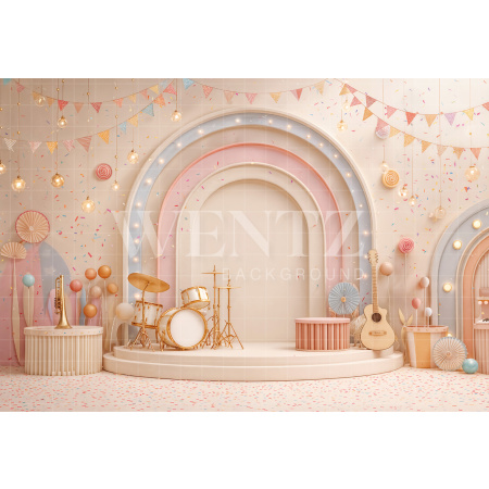 Fundo Fotográfico em Tecido Carnaval / Backdrop 8095