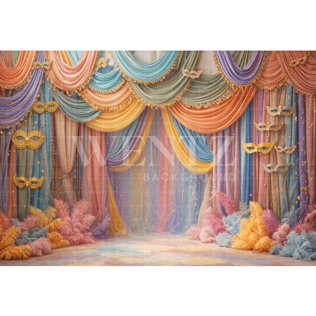 Fundo Fotográfico em Tecido Carnaval / Backdrop 8100