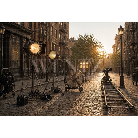 Fundo Fotográfico em Tecido Cinema Dia dos Pais / Backdrop 8342