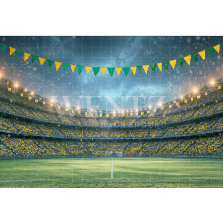 Fundo Fotográfico em Tecido Copa do Mundo de Futebol / Backdrop 8189