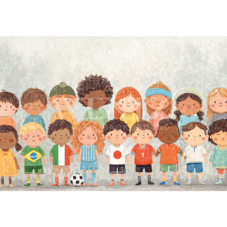 Fundo Fotográfico em Tecido Copa do Mundo de Futebol / Backdrop 8212