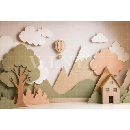 Fundo Fotográfico em Tecido Dia das Crianças / Backdrop 8578
