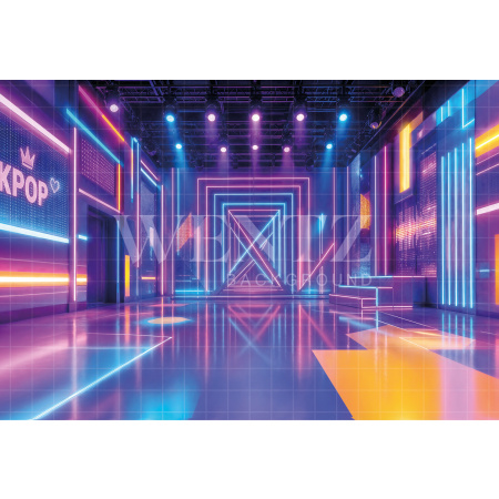 Fundo Fotográfico em Tecido Dia das Crianças K-pop / Backdrop 8607