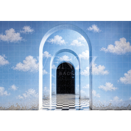 Fundo Fotográfico em Tecido Dia das Crianças Portal dos Sonhos / Backdrop 8583