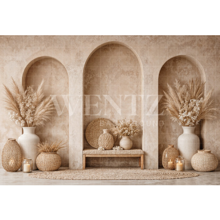 Fundo Fotográfico em Tecido Dia das Mães Arcos / Backdrop 8166