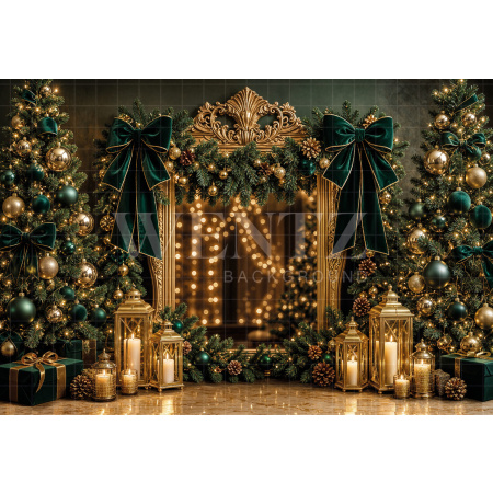 Fundo Fotográfico em Tecido Natal / Backdrop 8453