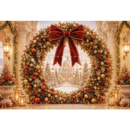 Fundo Fotográfico em Tecido Natal / Backdrop 8497