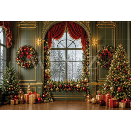 Fundo Fotográfico em Tecido Natal / Backdrop 8517