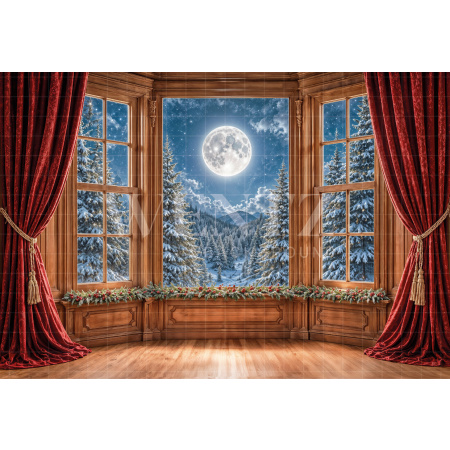 Fundo Fotográfico em Tecido Natal / Backdrop 8522
