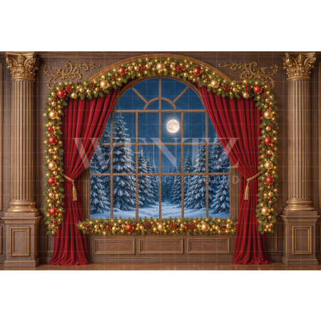 Fundo Fotográfico em Tecido Natal / Backdrop 8573