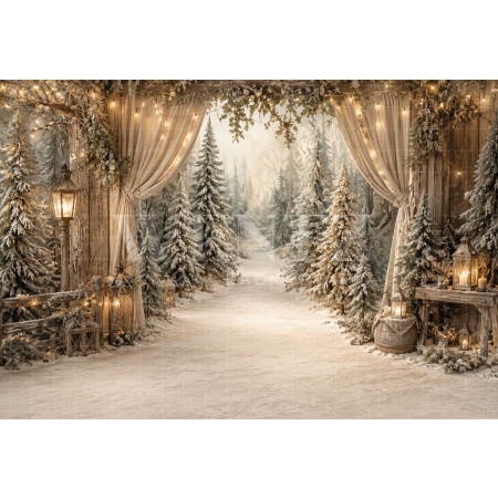 Fundo Fotográfico em Tecido Natal / Backdrop 8840