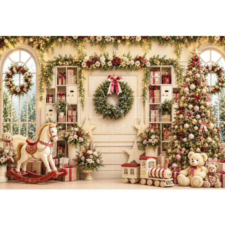 Fundo Fotográfico em Tecido Natal / Backdrop 8867