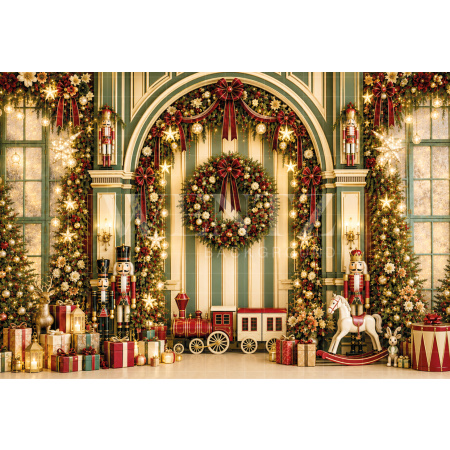 Fundo Fotográfico em Tecido Natal / Backdrop 8877