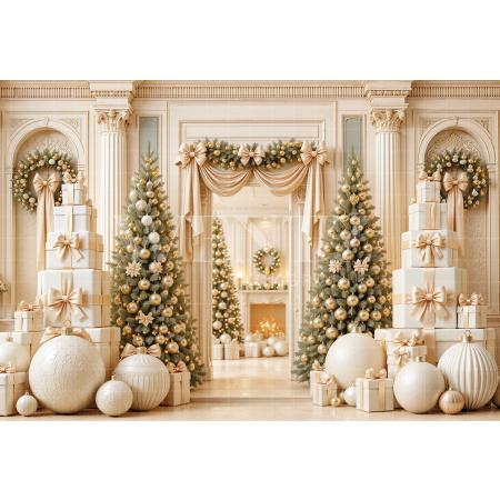 Fundo Fotográfico em Tecido Natal / Backdrop 8884