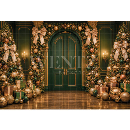 Fundo Fotográfico em Tecido Porta de Natal / Backdrop 8468