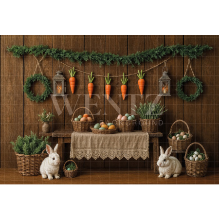 Fundo Fotográfico em Tecido Páscoa / Backdrop 8017