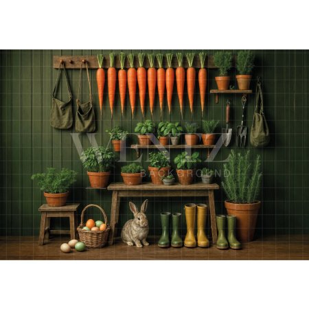 Fundo Fotográfico em Tecido Páscoa / Backdrop 8035