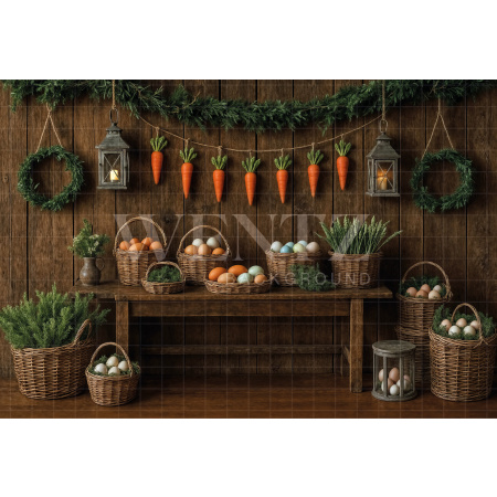 Fundo Fotográfico em Tecido Páscoa / Backdrop 8071