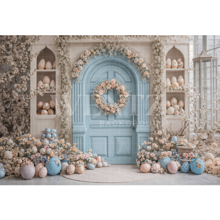 Fundo Fotográfico em Tecido Páscoa / Backdrop 8077