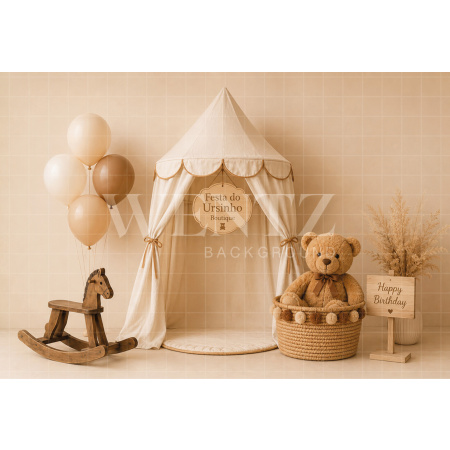 Fundo Fotográfico em Tecido Smash The Cake / Backdrop 8679