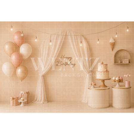 Fundo Fotográfico em Tecido Smash The Cake / Backdrop 8680