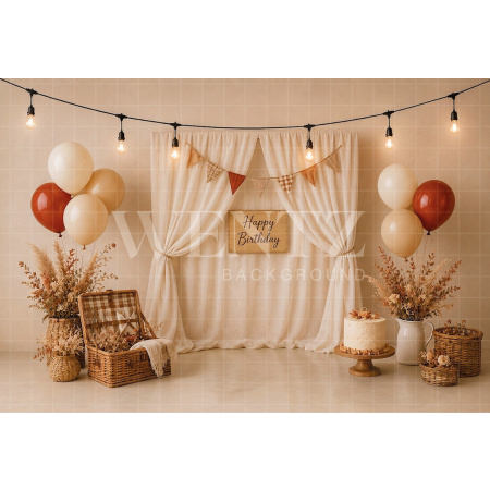 Fundo Fotográfico em Tecido Smash The Cake / Backdrop 8682