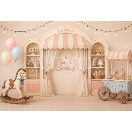 Fundo Fotográfico em Tecido Smash The Cake / Backdrop 8755