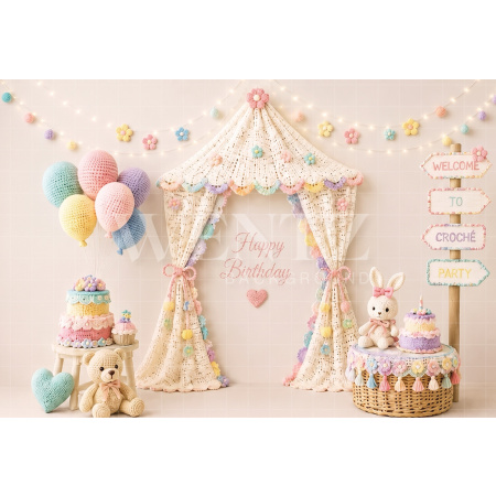 Fundo Fotográfico em Tecido Smash The Cake / Backdrop 8777