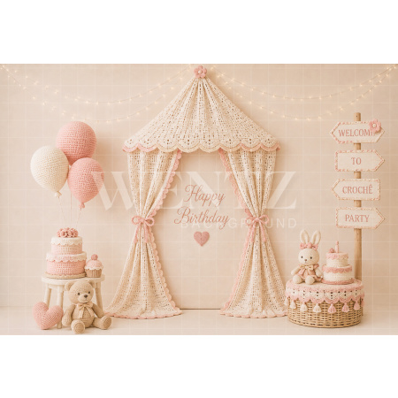 Fundo Fotográfico em Tecido Smash The Cake / Backdrop 8829