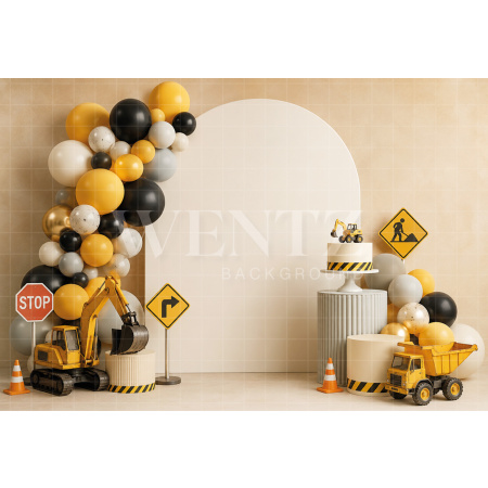 Fundo Fotográfico em Tecido Smash The Cake Construtor / Backdrop 8700