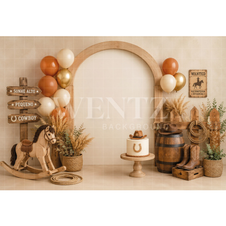 Fundo Fotográfico em Tecido Smash The Cake Country / Backdrop 8701