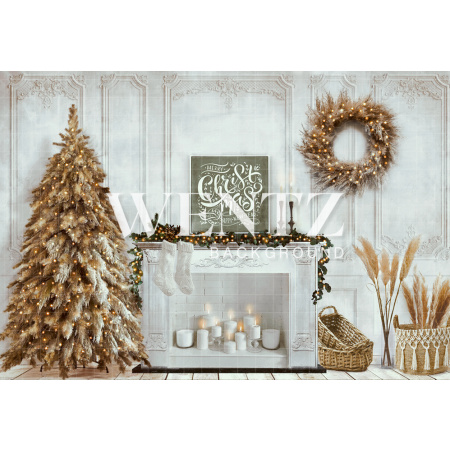Fundo Fotográfico em Tecido Natal Boho / Backdrop 2305