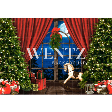 Fundo Fotográfico em Tecido Sala de Natal / Backdrop 2295